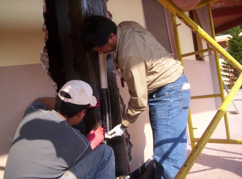  - sistema platina de carbono, reforzamiento estructural